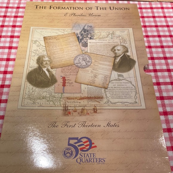 Formation of the union United States quarter collection issued by US mint 1999